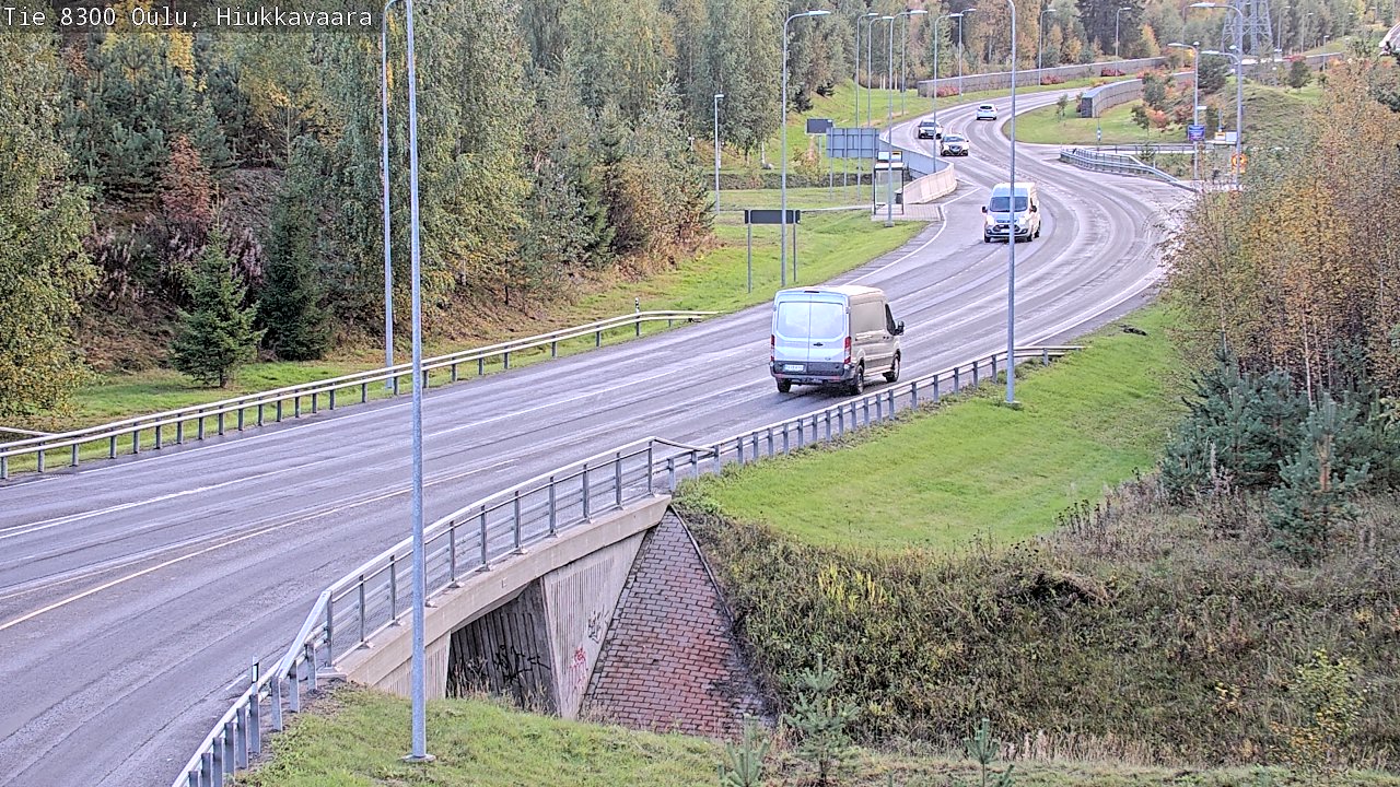 Kelikamerat Kuva tie 8300 Oulu Hiukkavaara, Oulu, Pohjois-Pohjanmaa