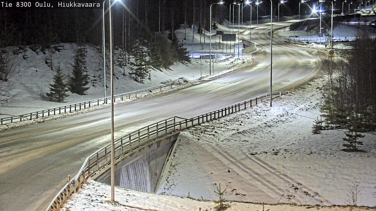 Kelikamerat Kuva tie 8300 Oulu Hiukkavaara, Oulu, Pohjois-Pohjanmaa