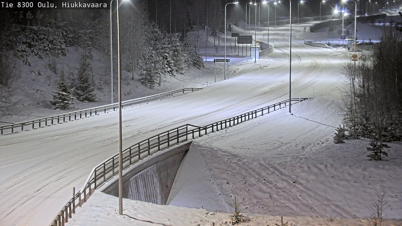 Kelikamerat Kuva tie 8300 Oulu Hiukkavaara, Oulu, Pohjois-Pohjanmaa