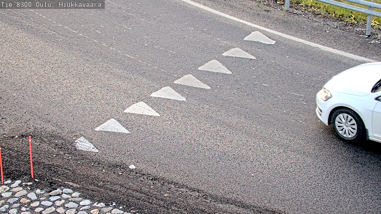 Kelikamerat Kuva tie 8300 Oulu Hiukkavaara, Oulu, Pohjois-Pohjanmaa