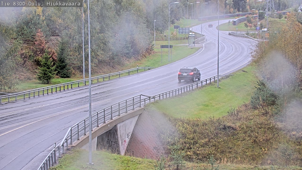 Weather Camera Image road 8300 Oulu Hiukkavaara, Oulu, Pohjois-Pohjanmaa