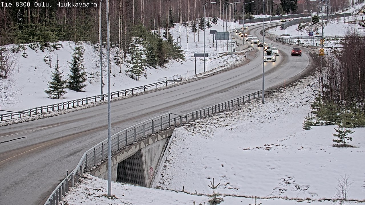 Kelikamerat Kuva tie 8300 Oulu Hiukkavaara, Oulu, Pohjois-Pohjanmaa