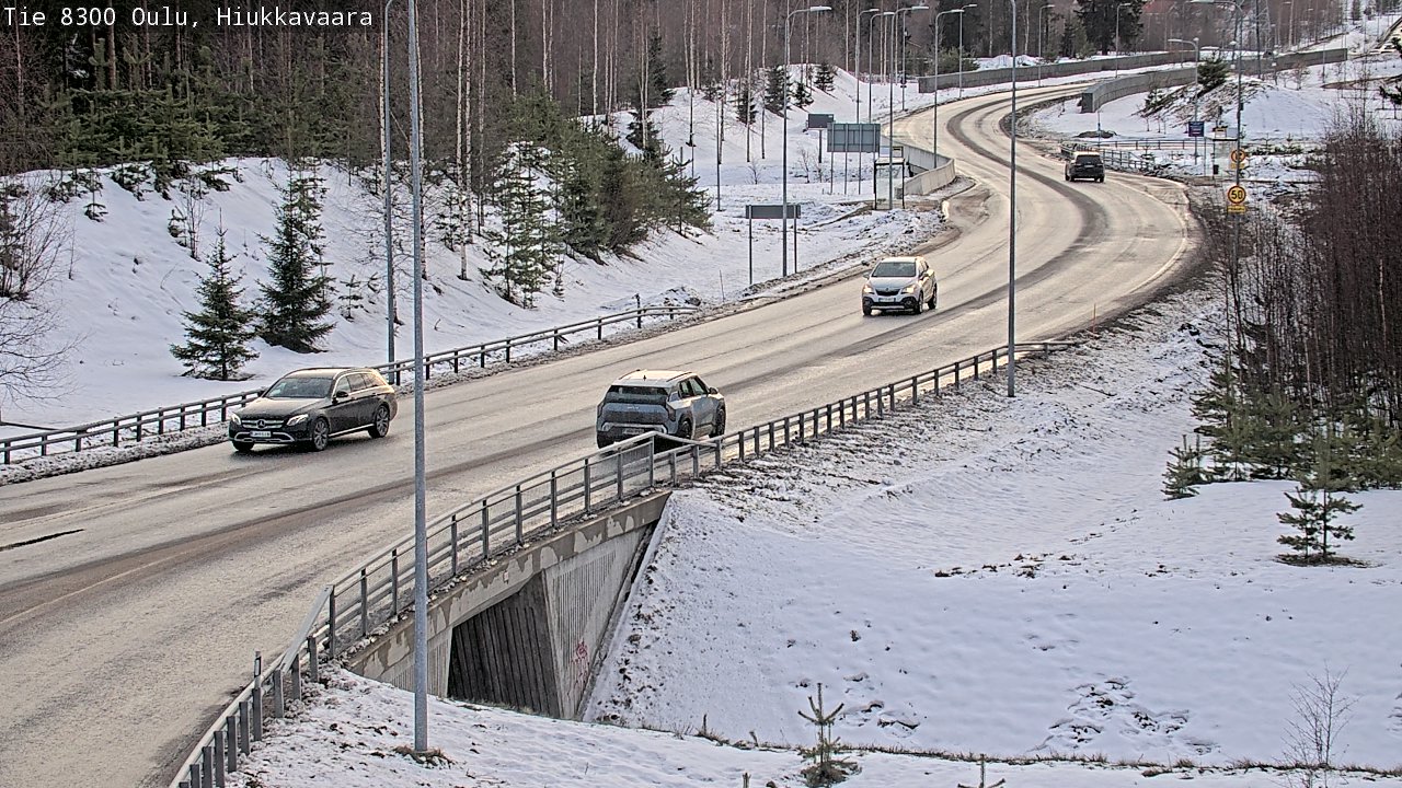 Kelikamerat Kuva tie 8300 Oulu Hiukkavaara, Oulu, Pohjois-Pohjanmaa
