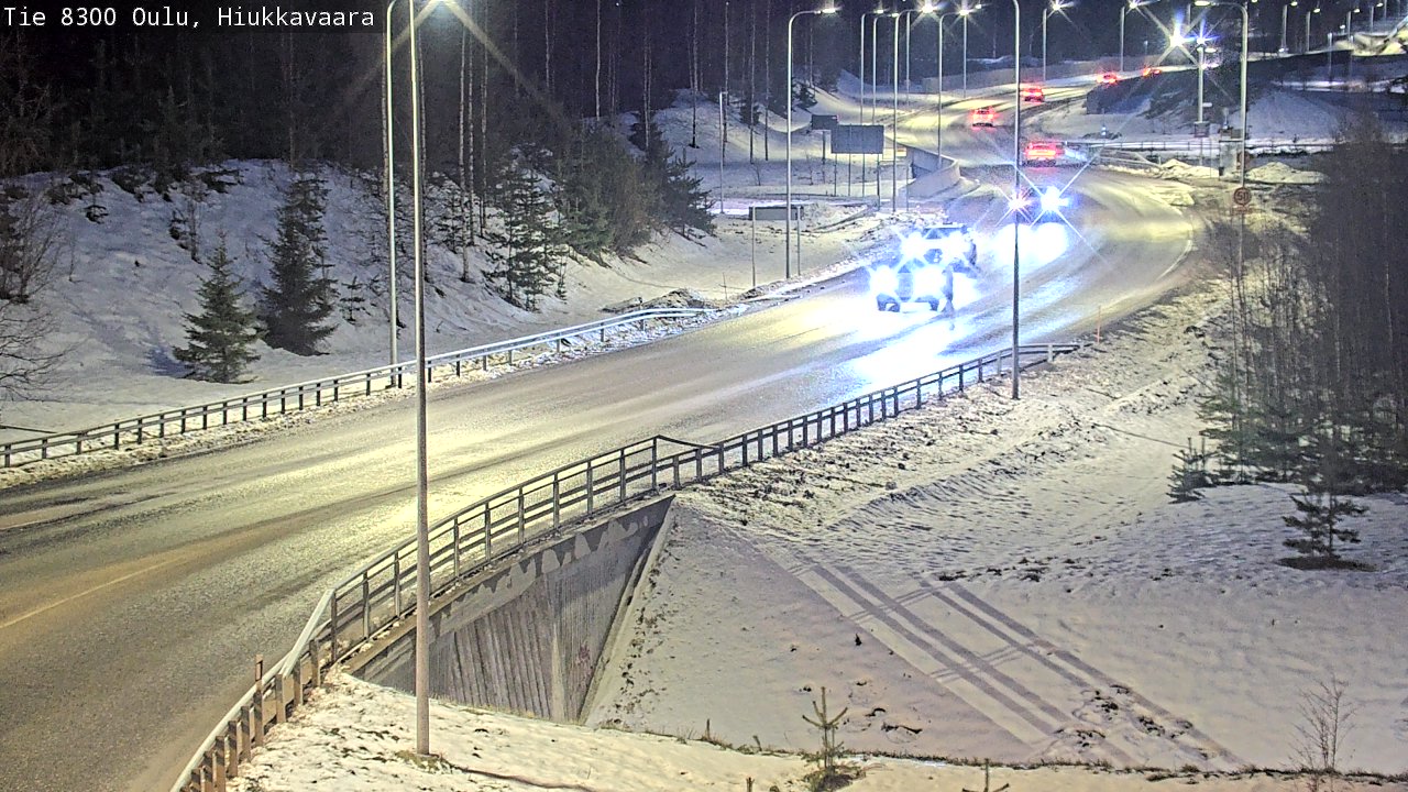 Kelikamerat Kuva tie 8300 Oulu Hiukkavaara, Oulu, Pohjois-Pohjanmaa