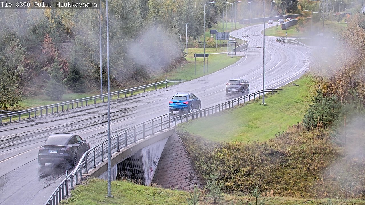 Weather Camera Image road 8300 Oulu Hiukkavaara, Oulu, Pohjois-Pohjanmaa
