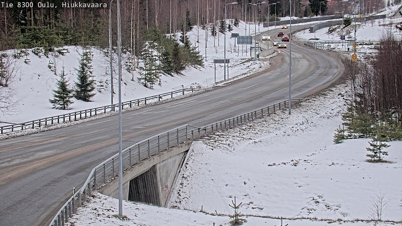 Kelikamerat Kuva tie 8300 Oulu Hiukkavaara, Oulu, Pohjois-Pohjanmaa