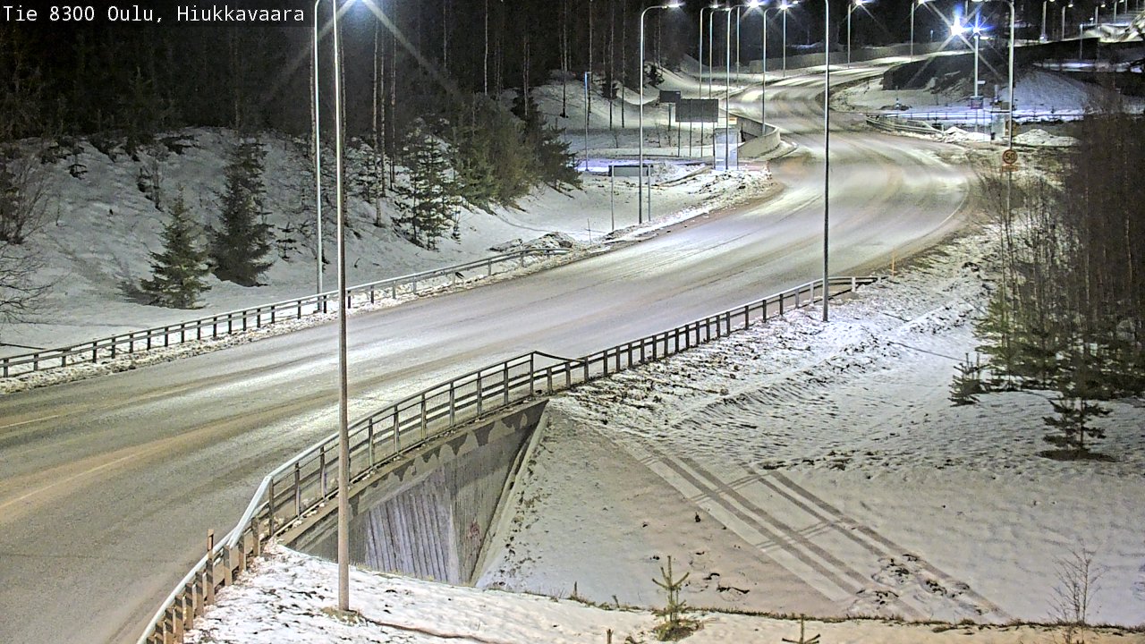 Kelikamerat Kuva tie 8300 Oulu Hiukkavaara, Oulu, Pohjois-Pohjanmaa
