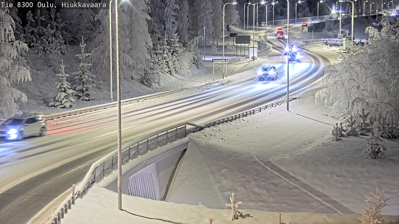 Kelikamerat Kuva tie 8300 Oulu Hiukkavaara, Oulu, Pohjois-Pohjanmaa