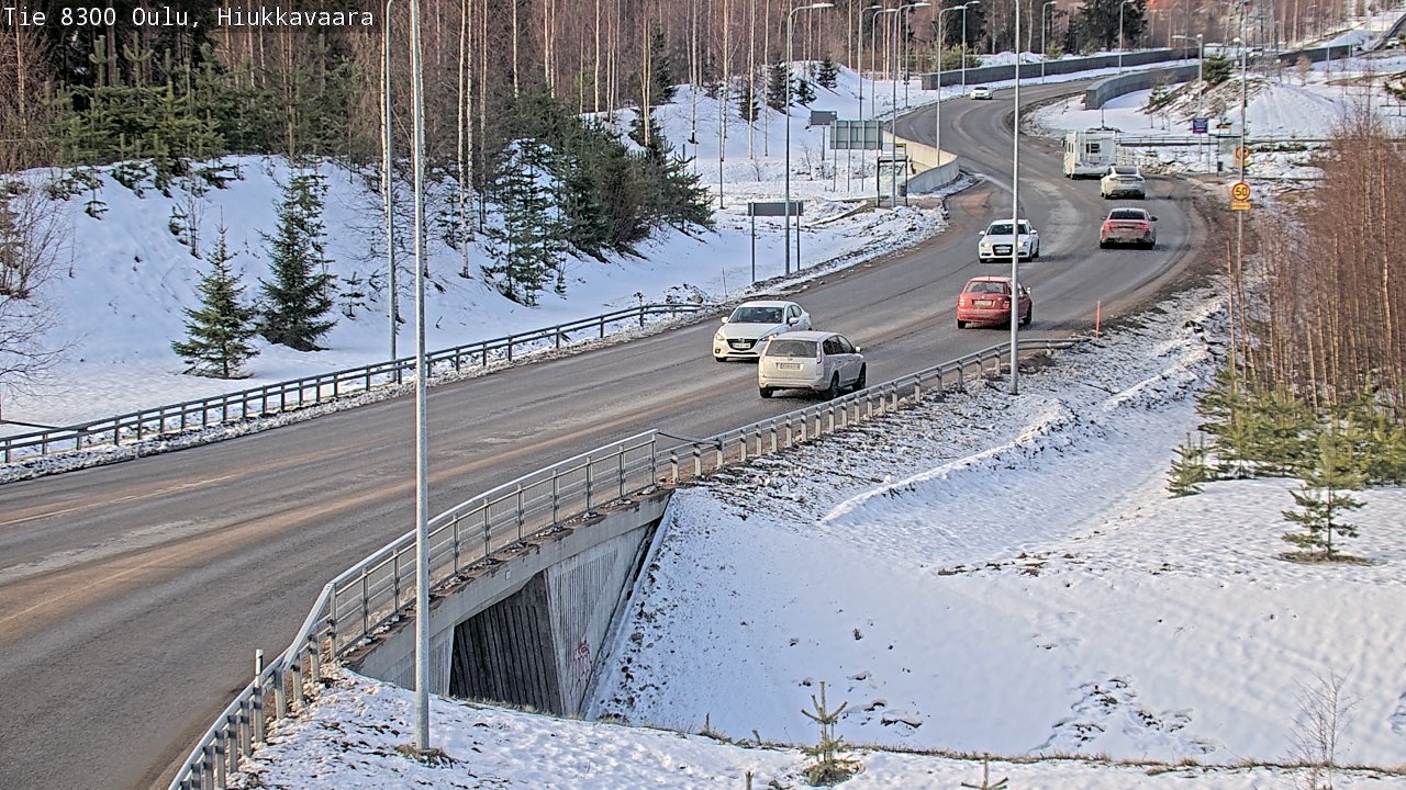 Kelikamerat Kuva tie 8300 Oulu Hiukkavaara, Oulu, Pohjois-Pohjanmaa