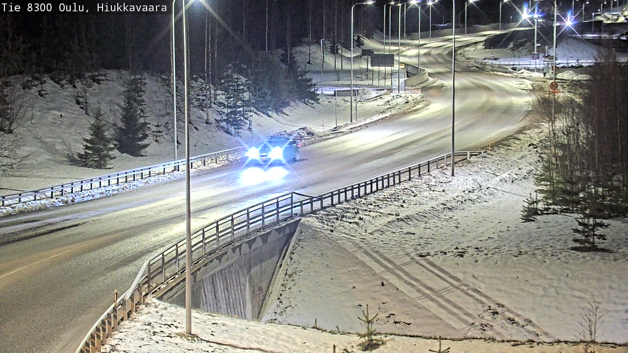 Kelikamerat Kuva tie 8300 Oulu Hiukkavaara, Oulu, Pohjois-Pohjanmaa