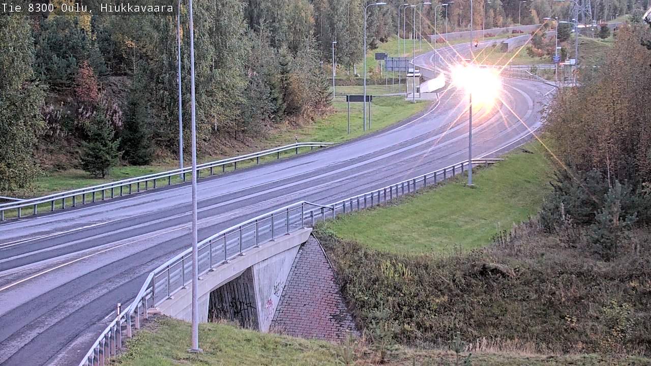 Kelikamerat Kuva tie 8300 Oulu Hiukkavaara, Oulu, Pohjois-Pohjanmaa