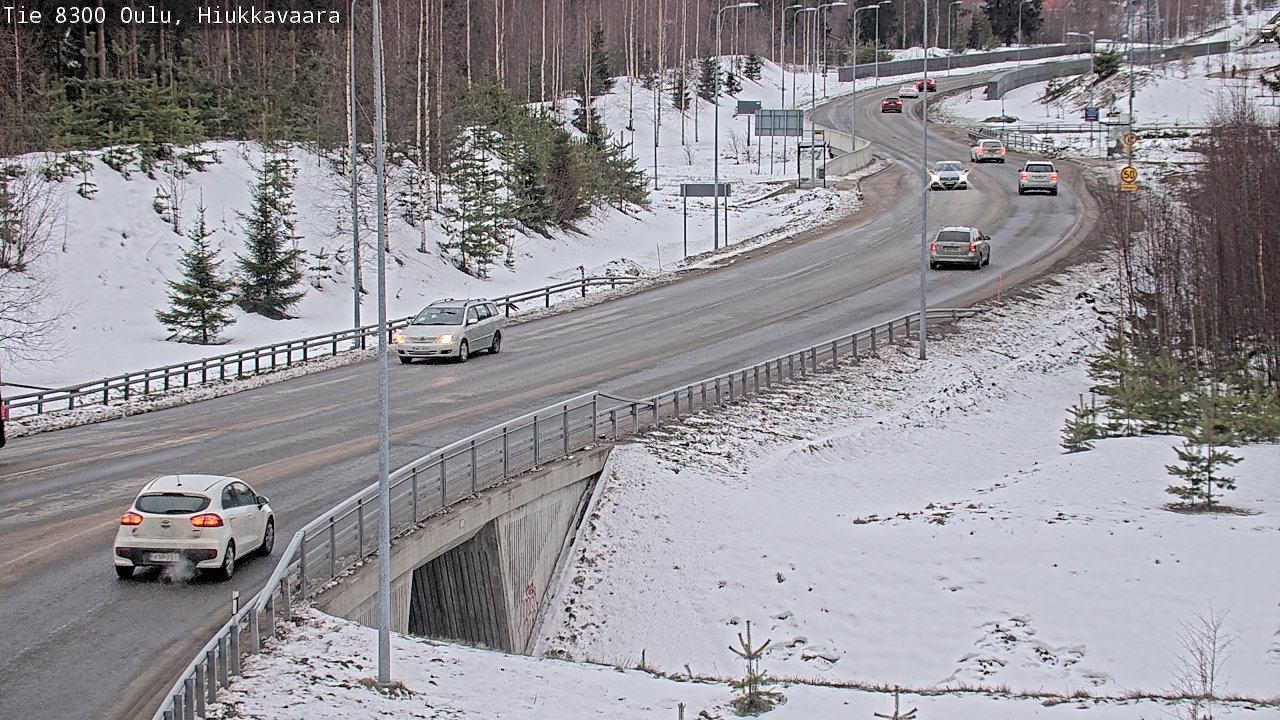 Kelikamerat Kuva tie 8300 Oulu Hiukkavaara, Oulu, Pohjois-Pohjanmaa