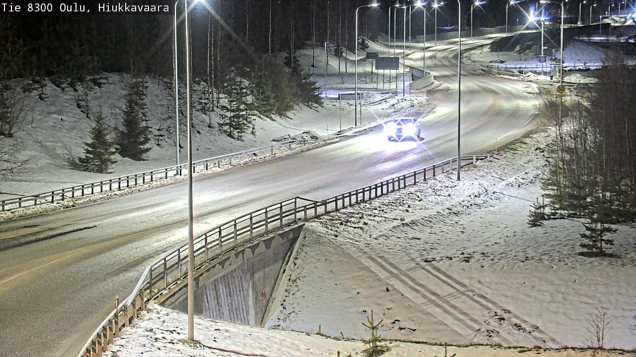 Kelikamerat Kuva tie 8300 Oulu Hiukkavaara, Oulu, Pohjois-Pohjanmaa