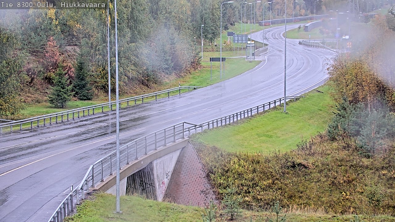 Weather Camera Image road 8300 Oulu Hiukkavaara, Oulu, Pohjois-Pohjanmaa