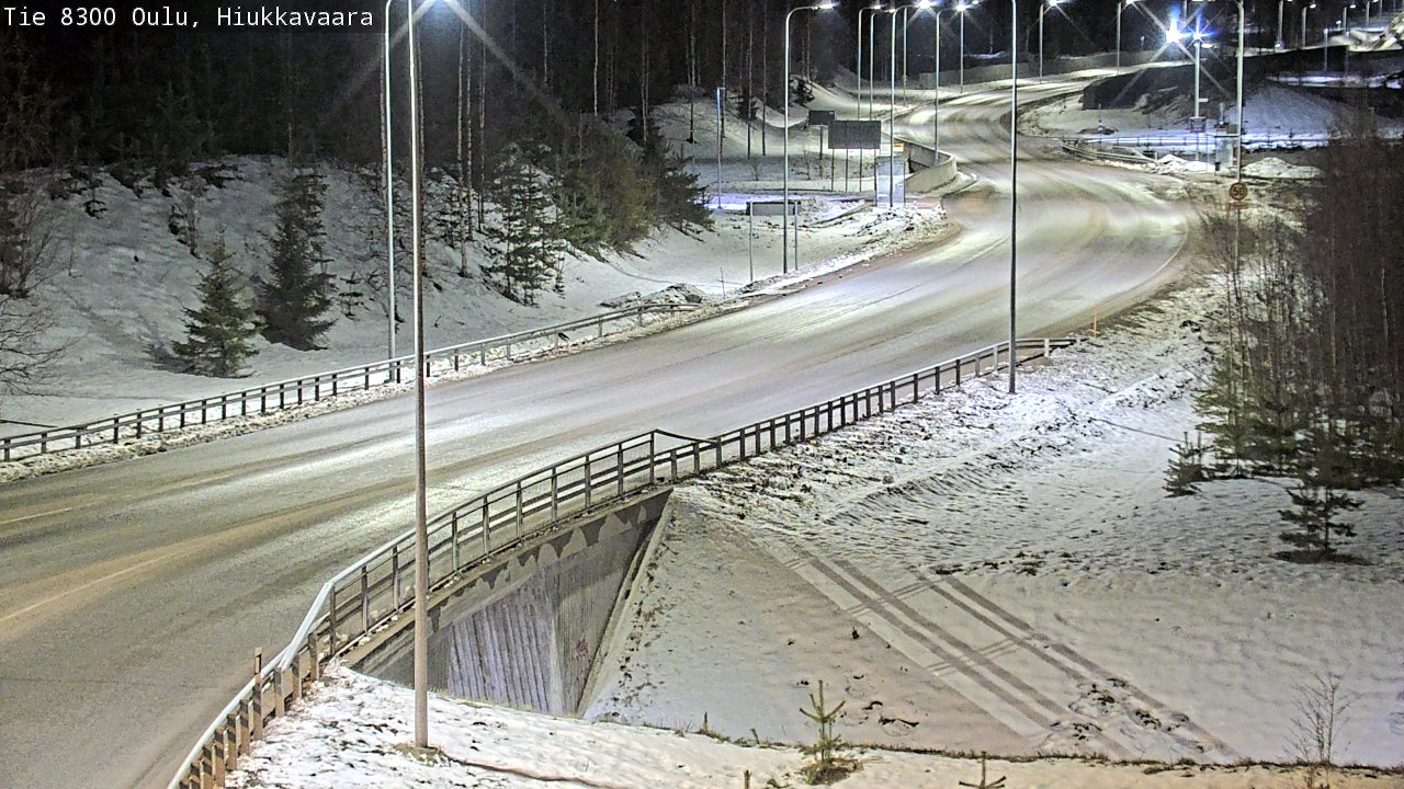 Kelikamerat Kuva tie 8300 Oulu Hiukkavaara, Oulu, Pohjois-Pohjanmaa