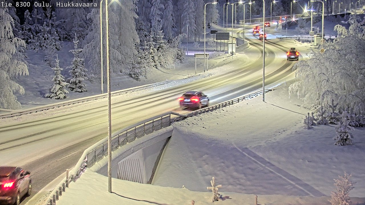 Kelikamerat Kuva tie 8300 Oulu Hiukkavaara, Oulu, Pohjois-Pohjanmaa