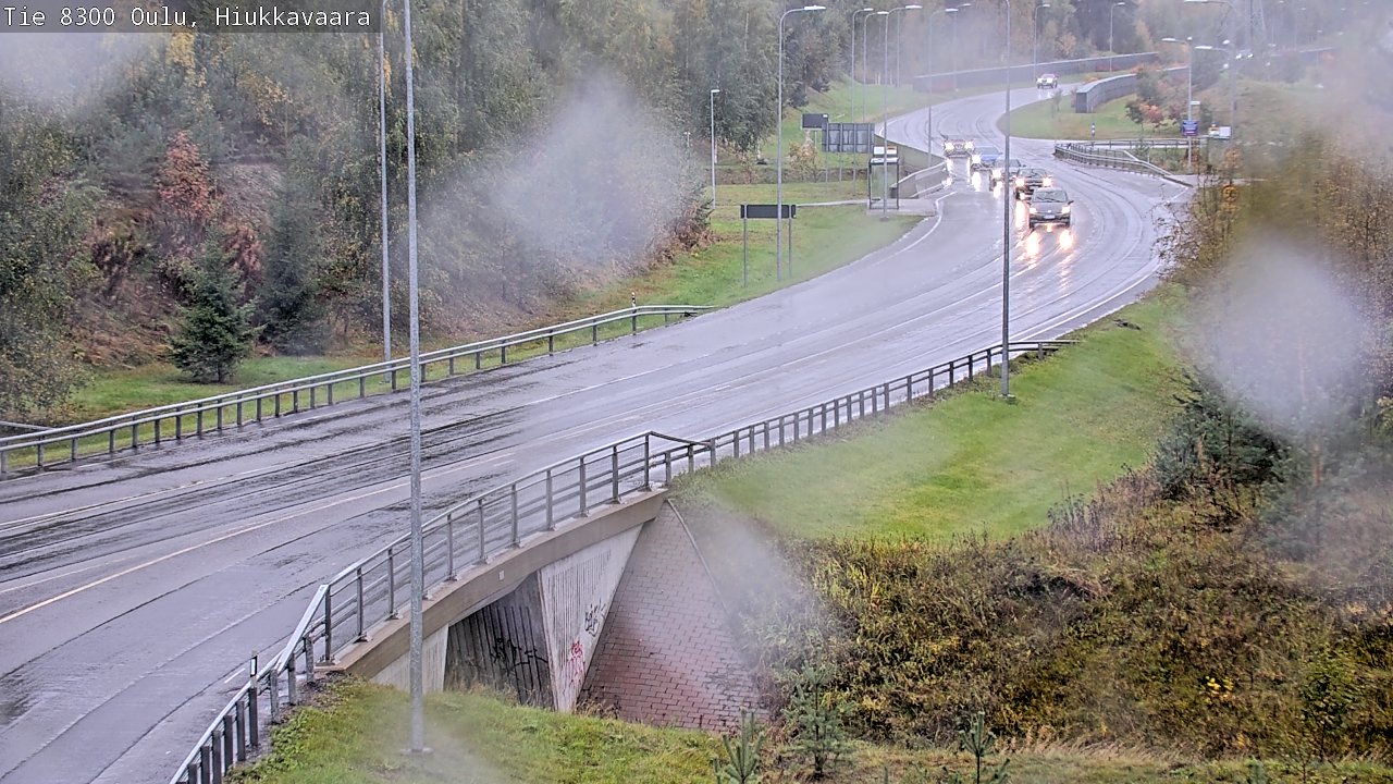 Weather Camera Image road 8300 Oulu Hiukkavaara, Oulu, Pohjois-Pohjanmaa