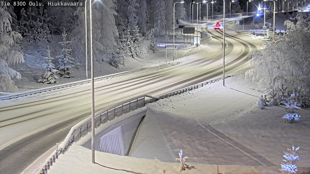 Kelikamerat Kuva tie 8300 Oulu Hiukkavaara, Oulu, Pohjois-Pohjanmaa