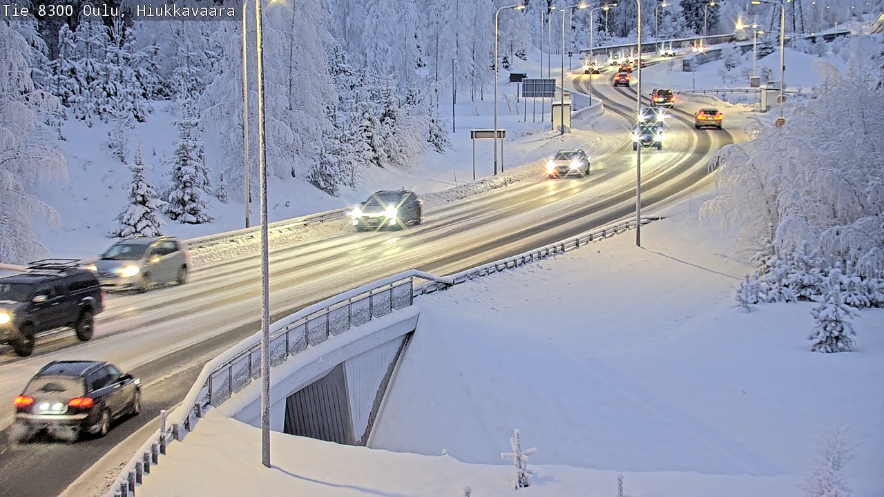 Kelikamerat Kuva tie 8300 Oulu Hiukkavaara, Oulu, Pohjois-Pohjanmaa