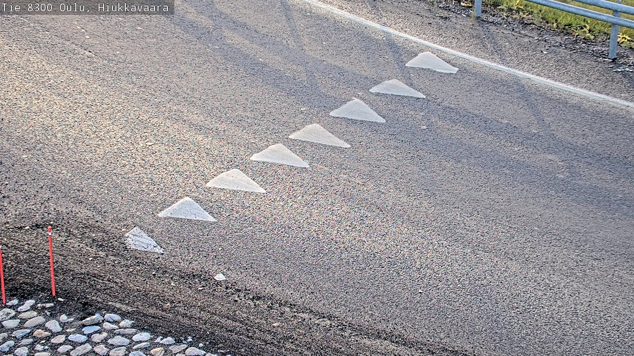 Kelikamerat Kuva tie 8300 Oulu Hiukkavaara, Oulu, Pohjois-Pohjanmaa