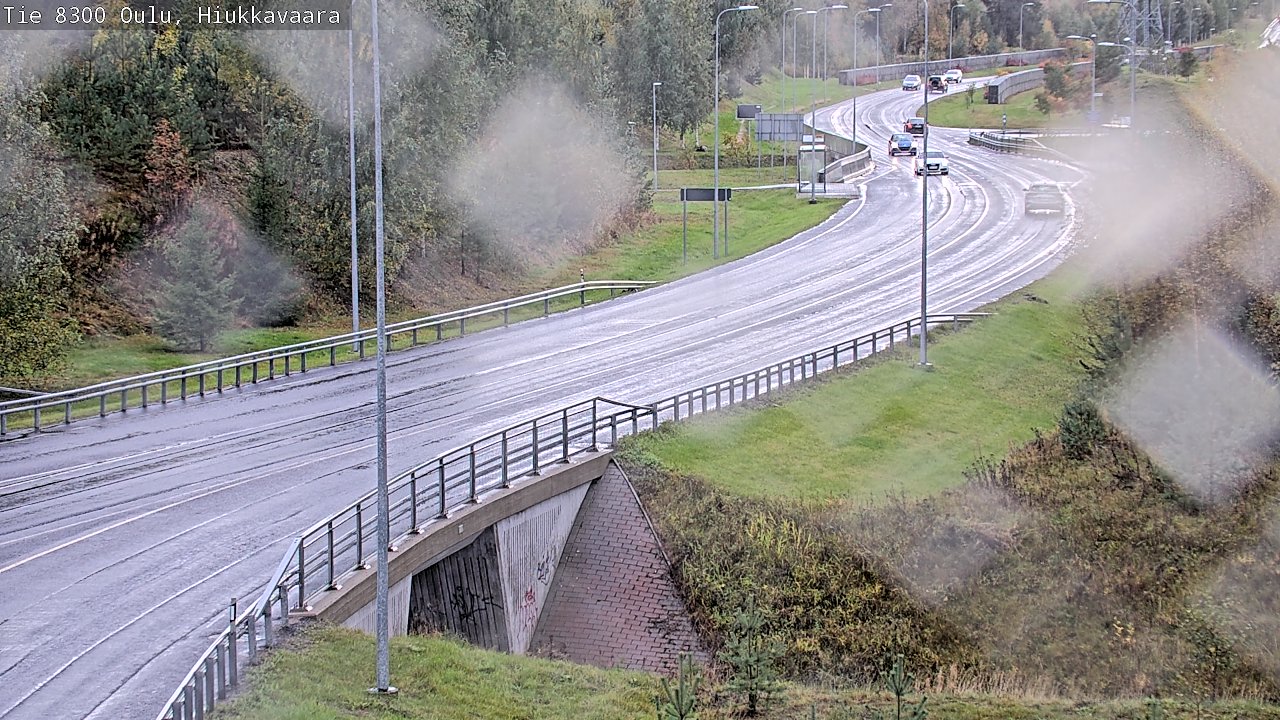 Weather Camera Image road 8300 Oulu Hiukkavaara, Oulu, Pohjois-Pohjanmaa