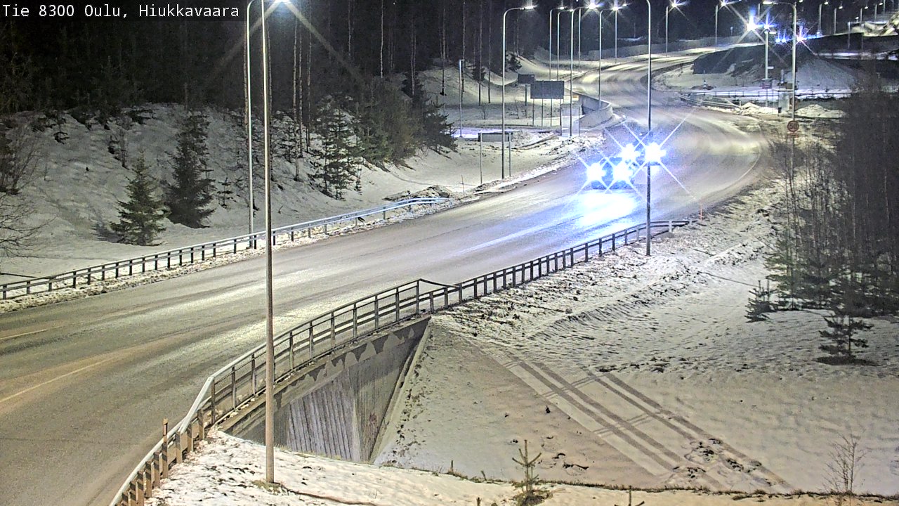 Kelikamerat Kuva tie 8300 Oulu Hiukkavaara, Oulu, Pohjois-Pohjanmaa