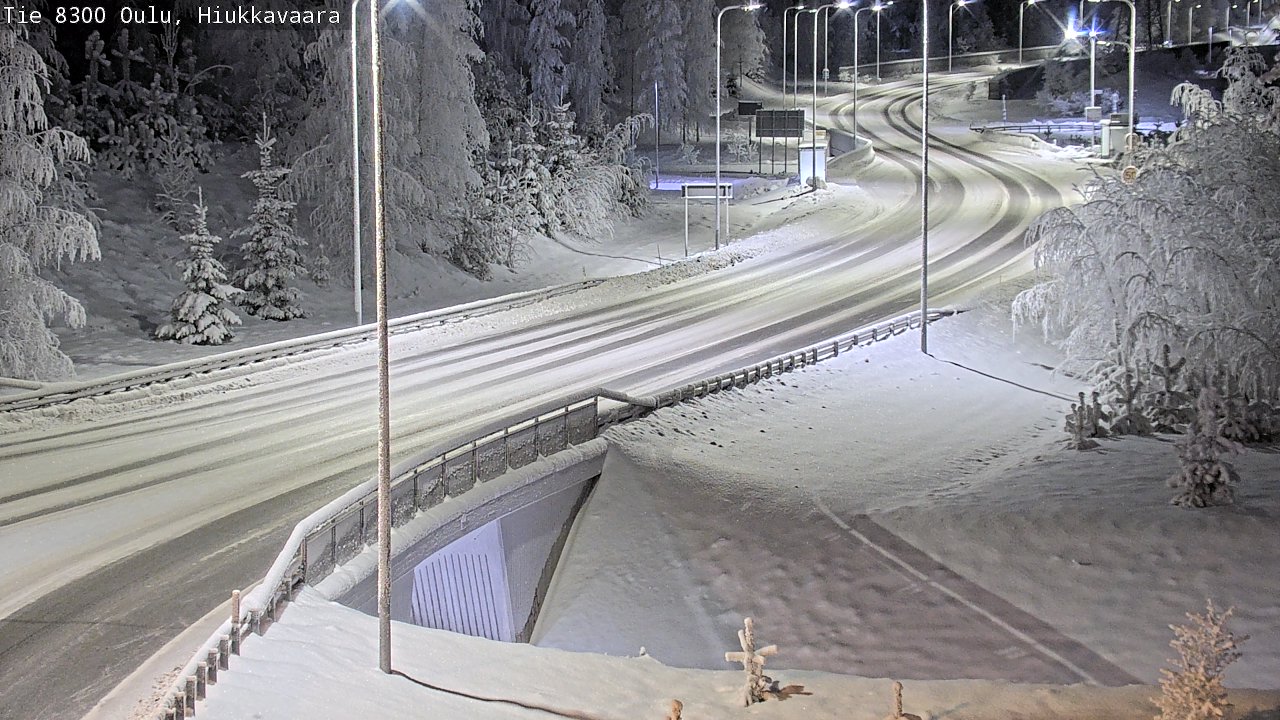 Kelikamerat Kuva tie 8300 Oulu Hiukkavaara, Oulu, Pohjois-Pohjanmaa