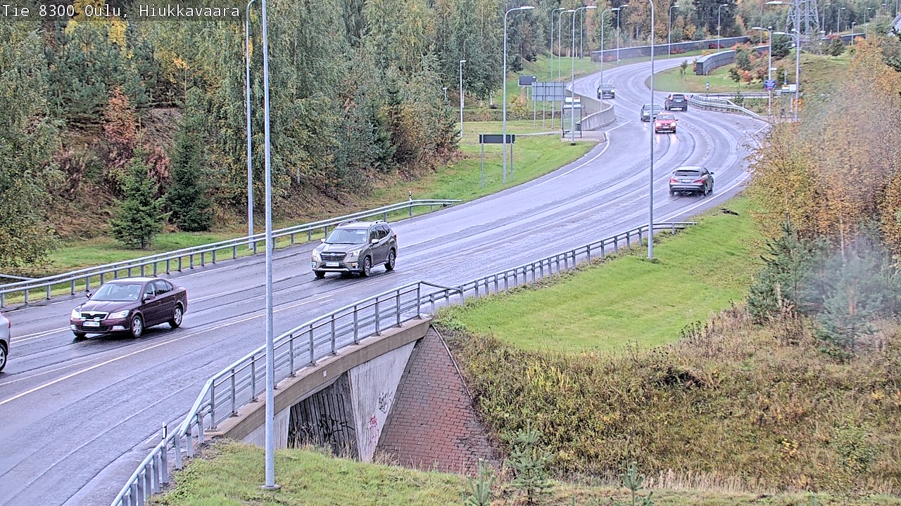 Kelikamerat Kuva tie 8300 Oulu Hiukkavaara, Oulu, Pohjois-Pohjanmaa