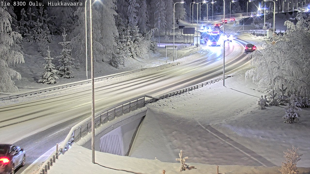 Kelikamerat Kuva tie 8300 Oulu Hiukkavaara, Oulu, Pohjois-Pohjanmaa