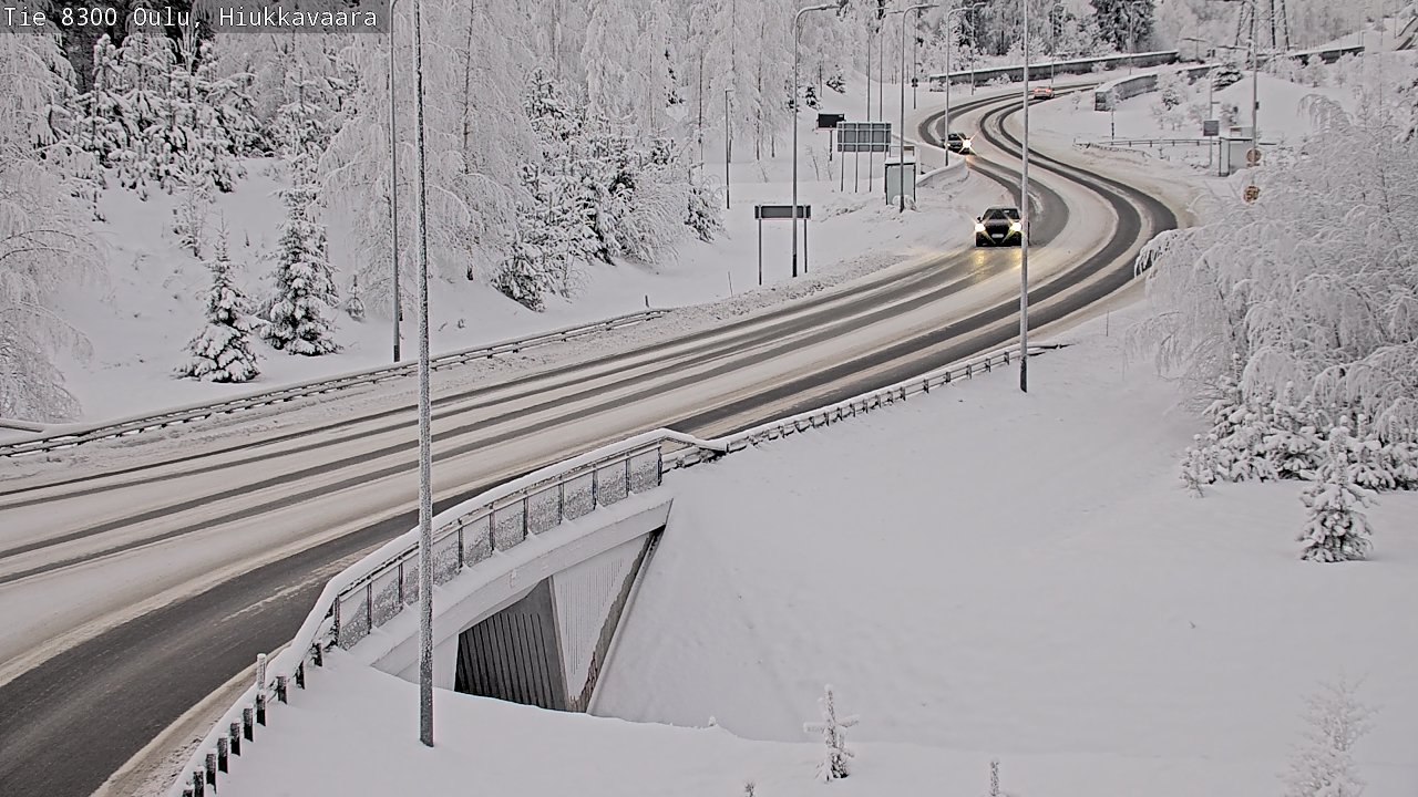 Kelikamerat Kuva tie 8300 Oulu Hiukkavaara, Oulu, Pohjois-Pohjanmaa
