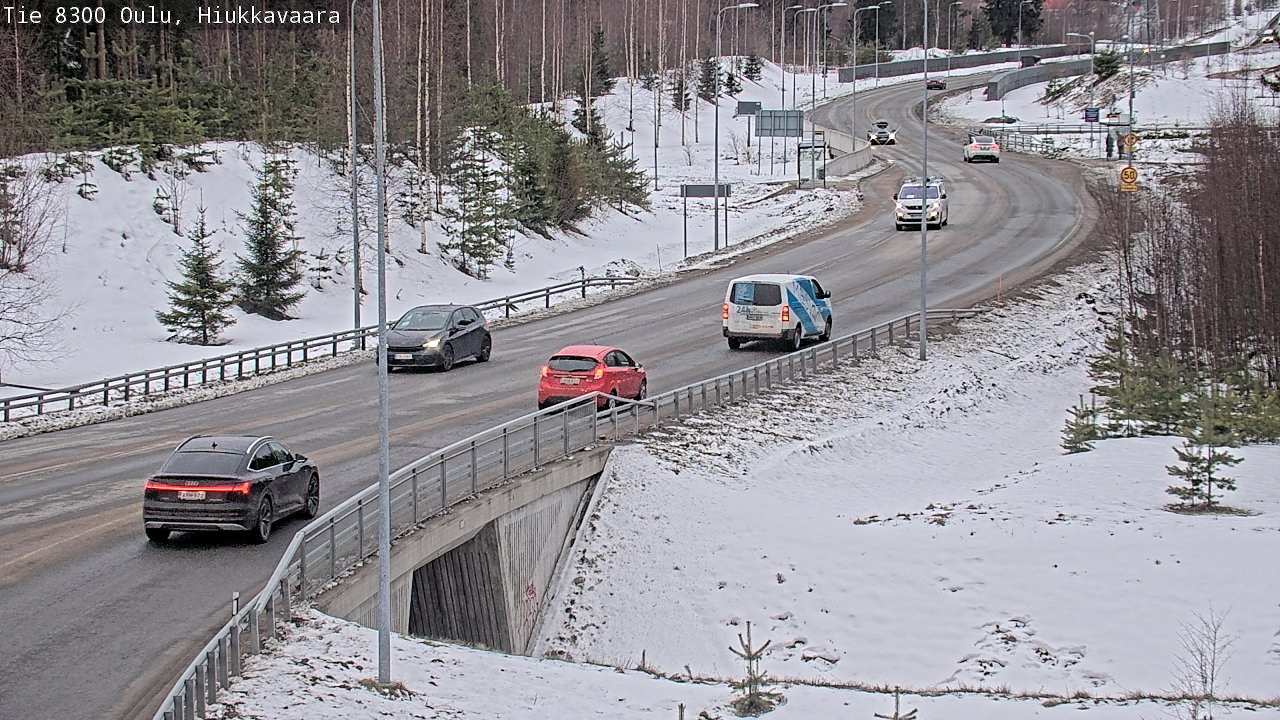 Kelikamerat Kuva tie 8300 Oulu Hiukkavaara, Oulu, Pohjois-Pohjanmaa