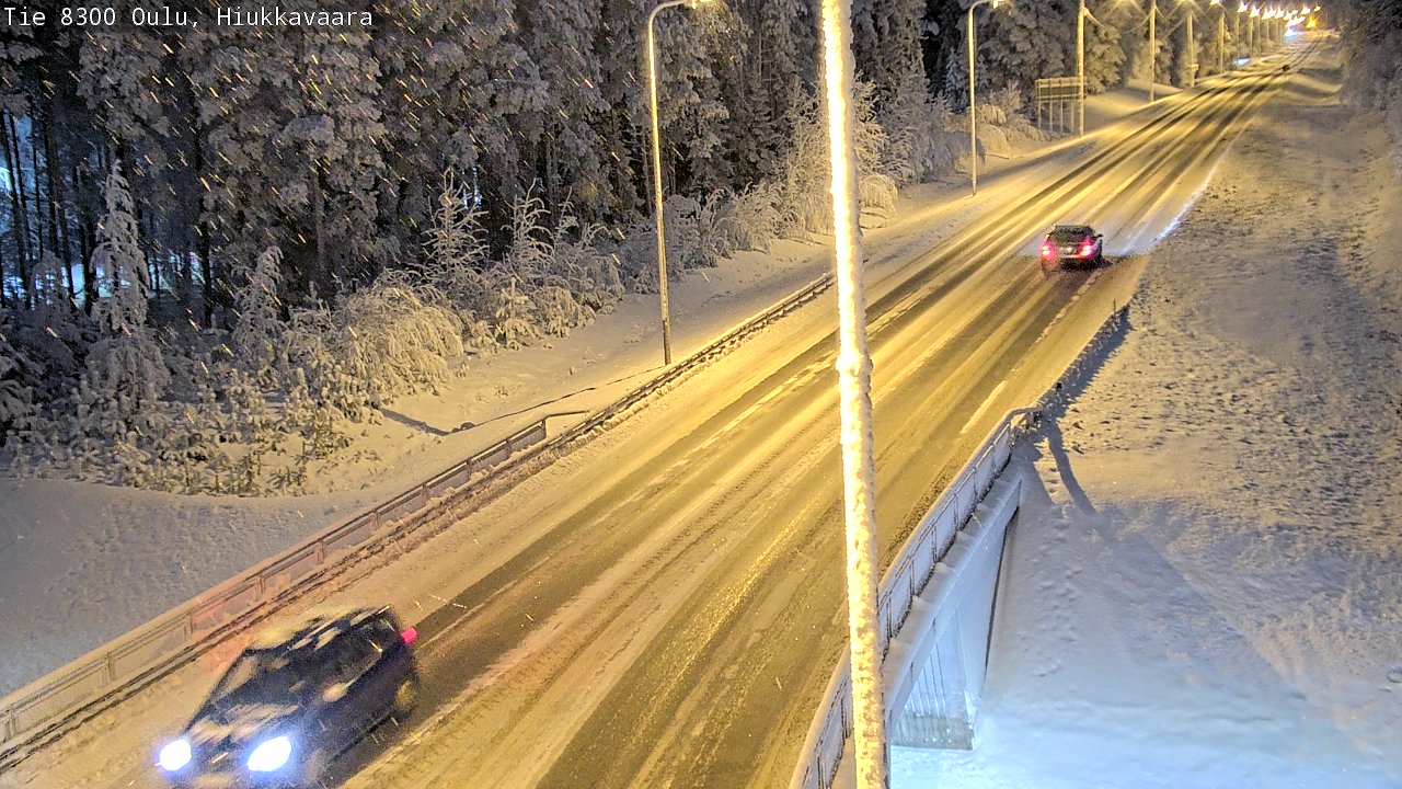 Kelikamerat Kuva tie 8300 Oulu Hiukkavaara, Oulu, Pohjois-Pohjanmaa