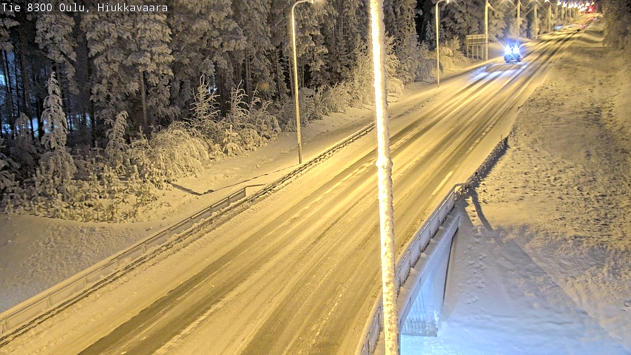 Kelikamerat Kuva tie 8300 Oulu Hiukkavaara, Oulu, Pohjois-Pohjanmaa