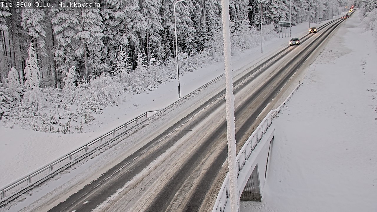 Kelikamerat Kuva tie 8300 Oulu Hiukkavaara, Oulu, Pohjois-Pohjanmaa
