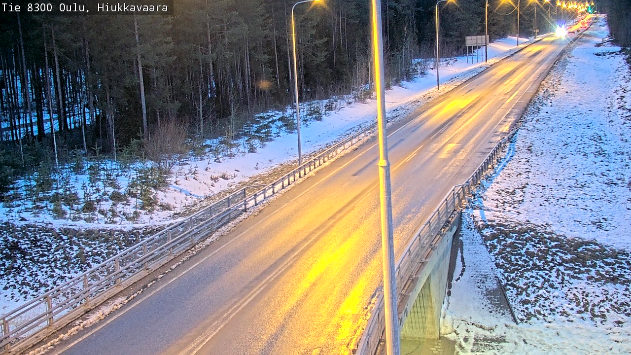 Kelikamerat Kuva tie 8300 Oulu Hiukkavaara, Oulu, Pohjois-Pohjanmaa