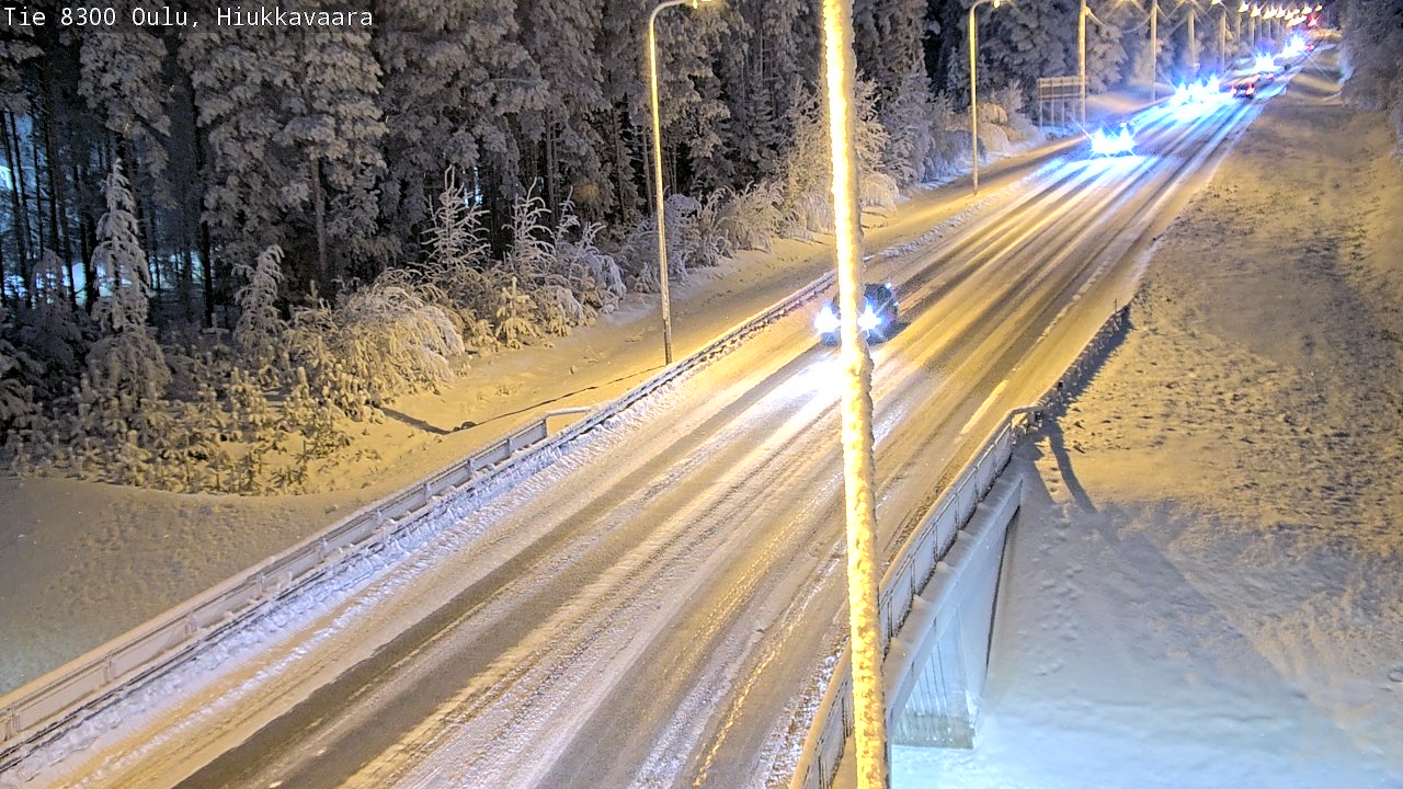 Kelikamerat Kuva tie 8300 Oulu Hiukkavaara, Oulu, Pohjois-Pohjanmaa