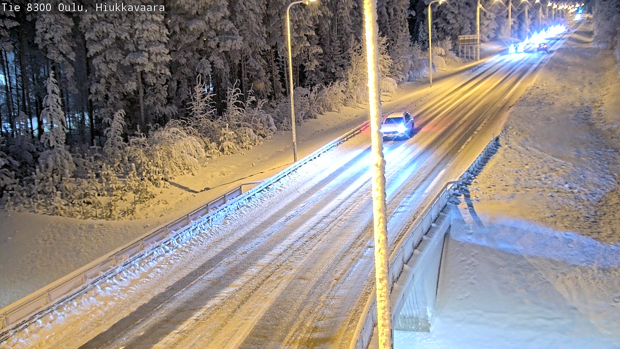 Kelikamerat Kuva tie 8300 Oulu Hiukkavaara, Oulu, Pohjois-Pohjanmaa