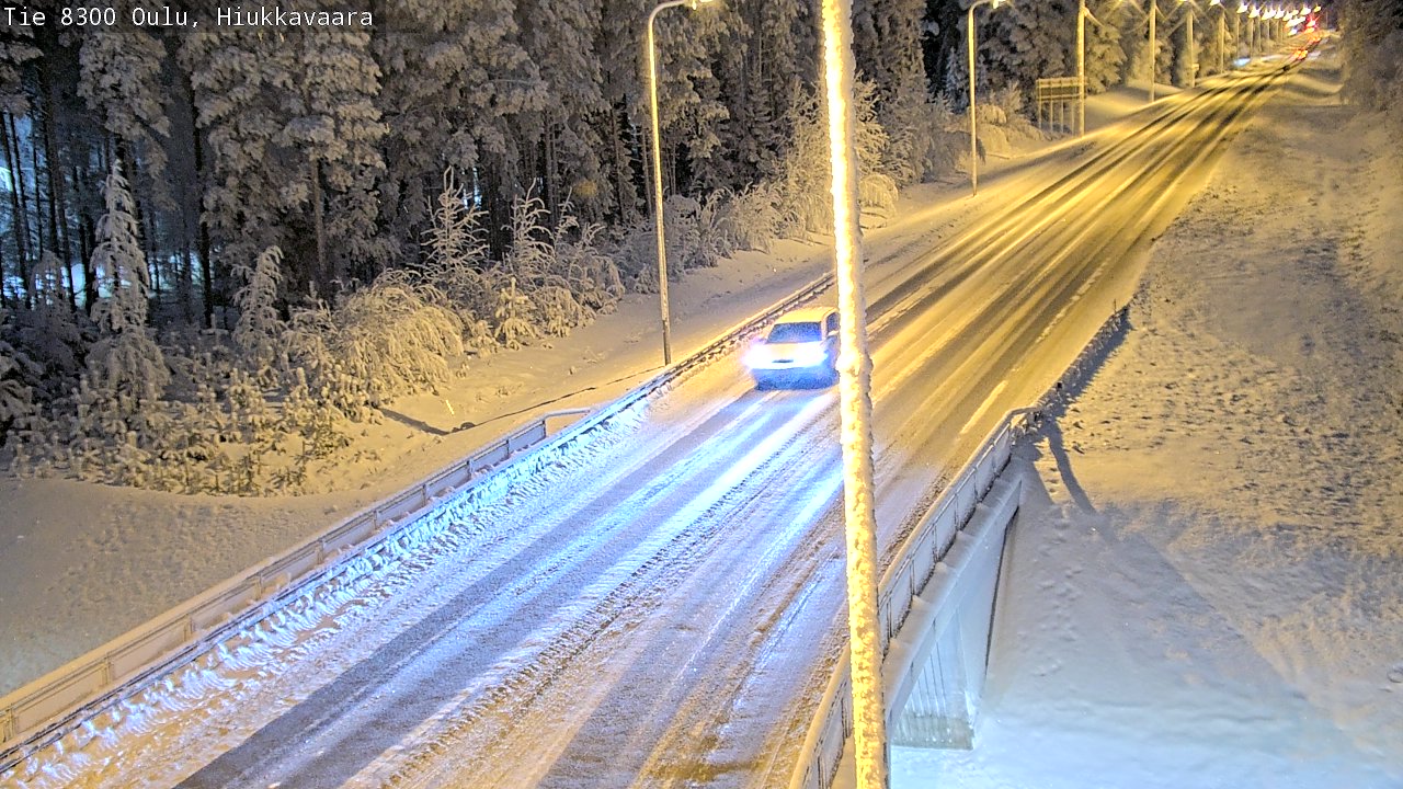 Kelikamerat Kuva tie 8300 Oulu Hiukkavaara, Oulu, Pohjois-Pohjanmaa