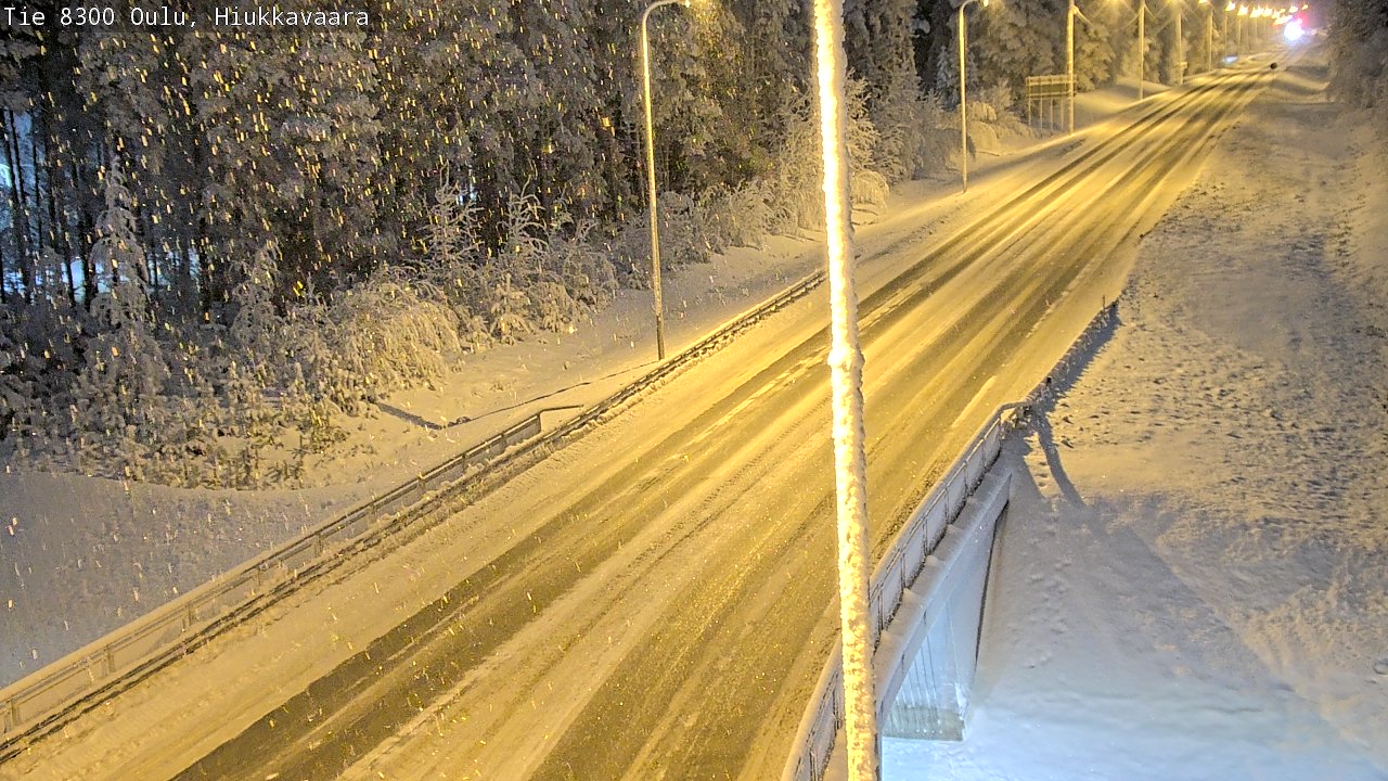Kelikamerat Kuva tie 8300 Oulu Hiukkavaara, Oulu, Pohjois-Pohjanmaa