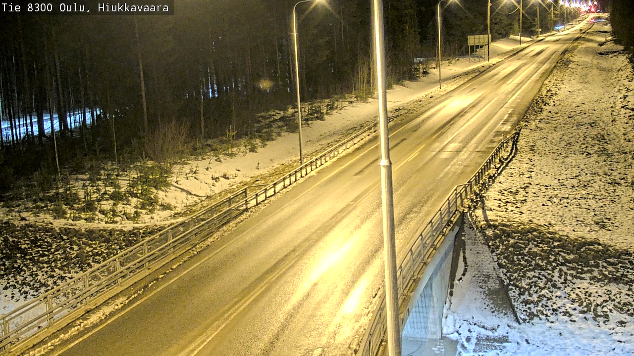 Kelikamerat Kuva tie 8300 Oulu Hiukkavaara, Oulu, Pohjois-Pohjanmaa