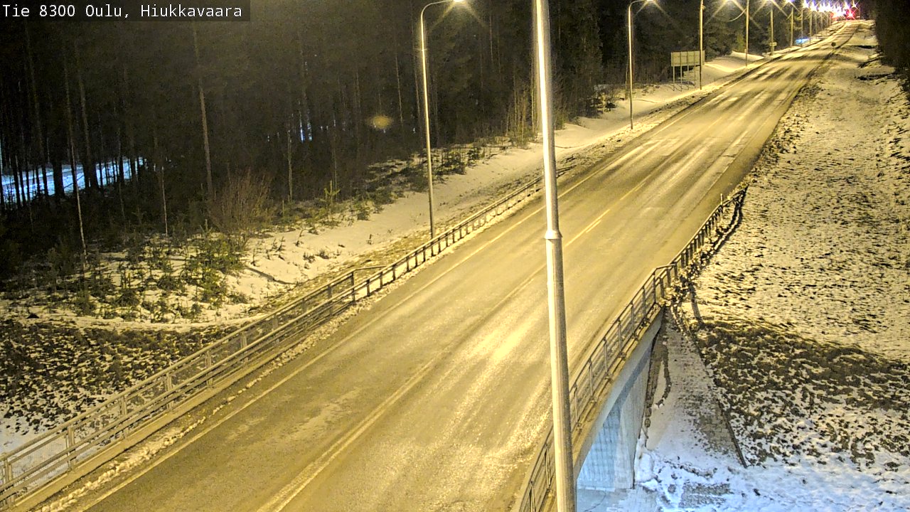 Kelikamerat Kuva tie 8300 Oulu Hiukkavaara, Oulu, Pohjois-Pohjanmaa