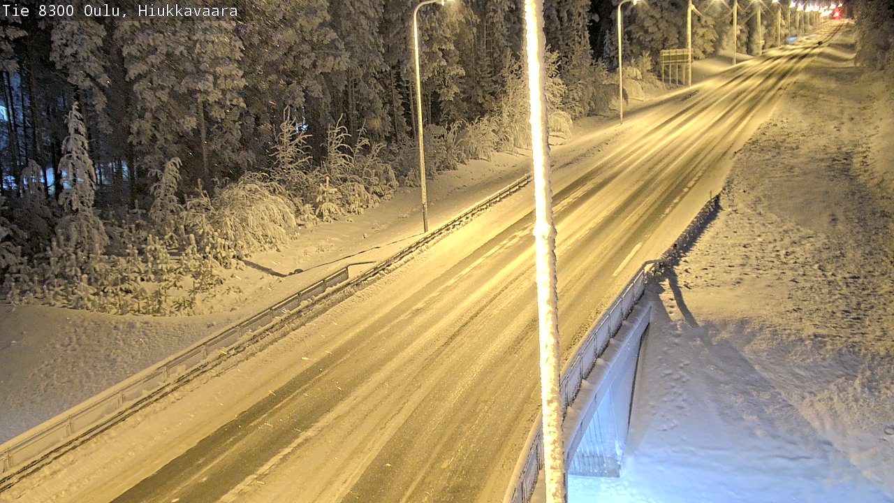 Kelikamerat Kuva tie 8300 Oulu Hiukkavaara, Oulu, Pohjois-Pohjanmaa