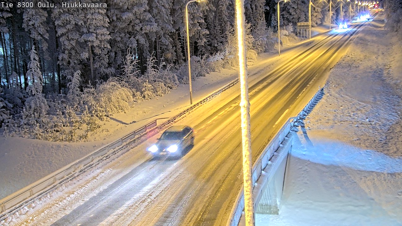 Kelikamerat Kuva tie 8300 Oulu Hiukkavaara, Oulu, Pohjois-Pohjanmaa