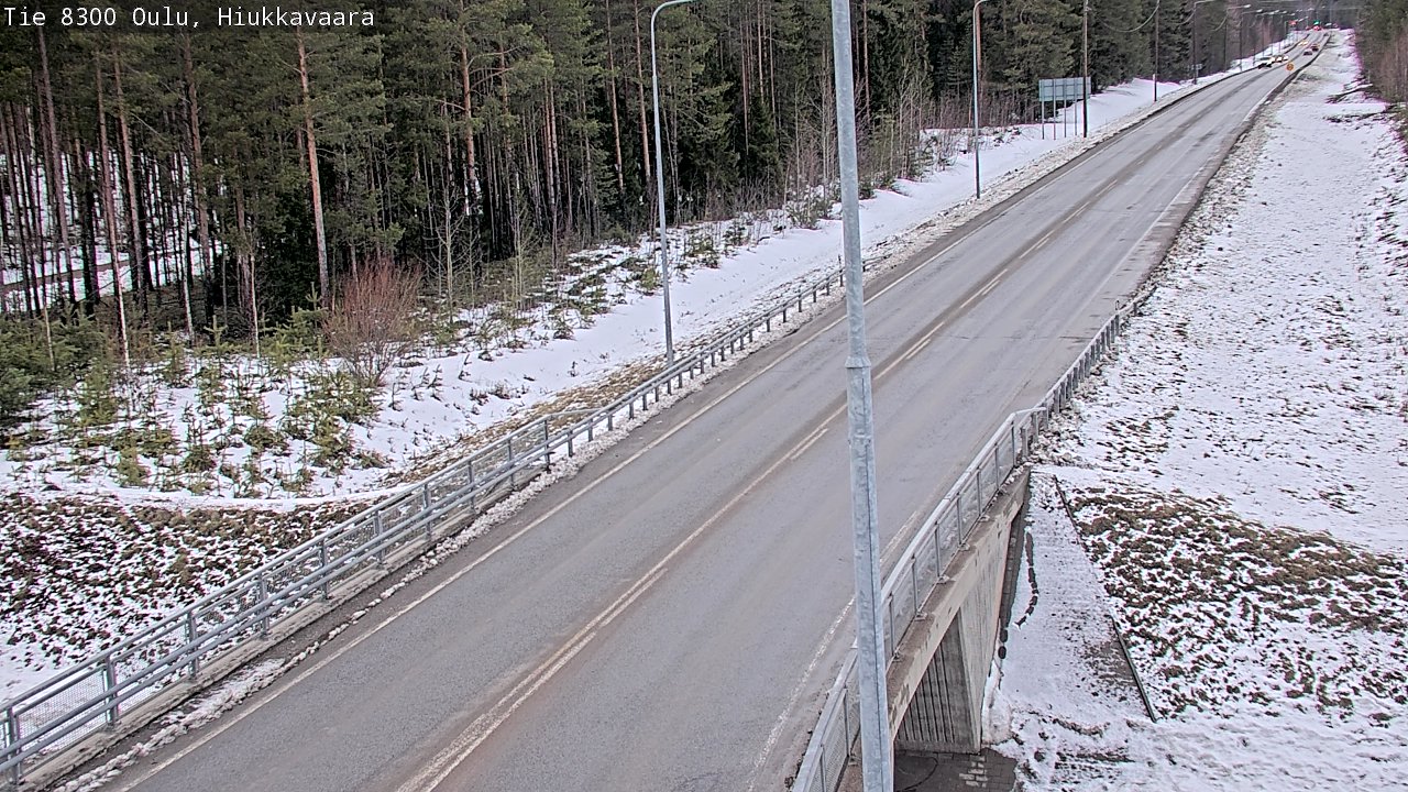 Kelikamerat Kuva tie 8300 Oulu Hiukkavaara, Oulu, Pohjois-Pohjanmaa