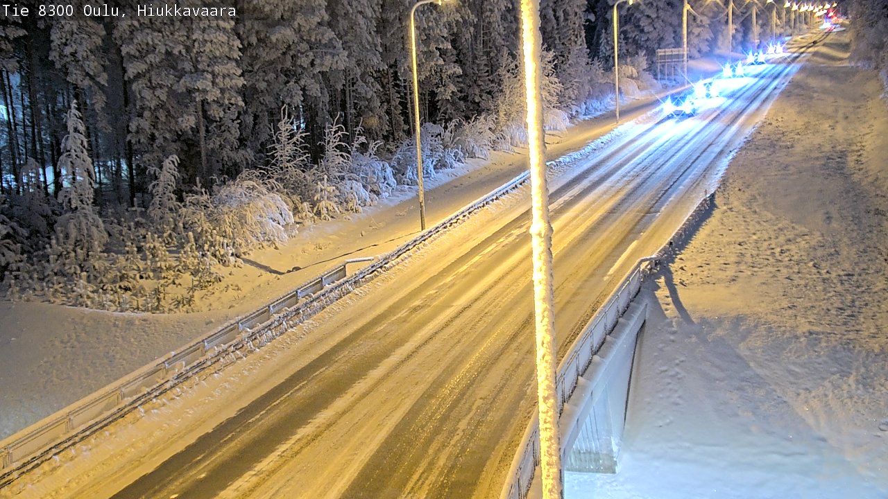 Kelikamerat Kuva tie 8300 Oulu Hiukkavaara, Oulu, Pohjois-Pohjanmaa