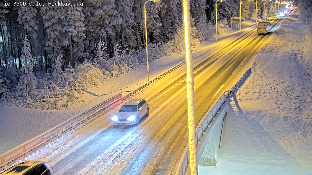 Kelikamerat Kuva tie 8300 Oulu Hiukkavaara, Oulu, Pohjois-Pohjanmaa