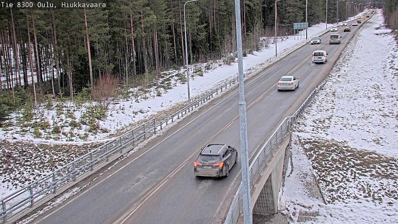 Kelikamerat Kuva tie 8300 Oulu Hiukkavaara, Oulu, Pohjois-Pohjanmaa