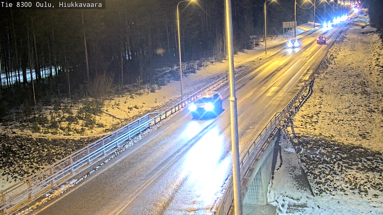 Kelikamerat Kuva tie 8300 Oulu Hiukkavaara, Oulu, Pohjois-Pohjanmaa