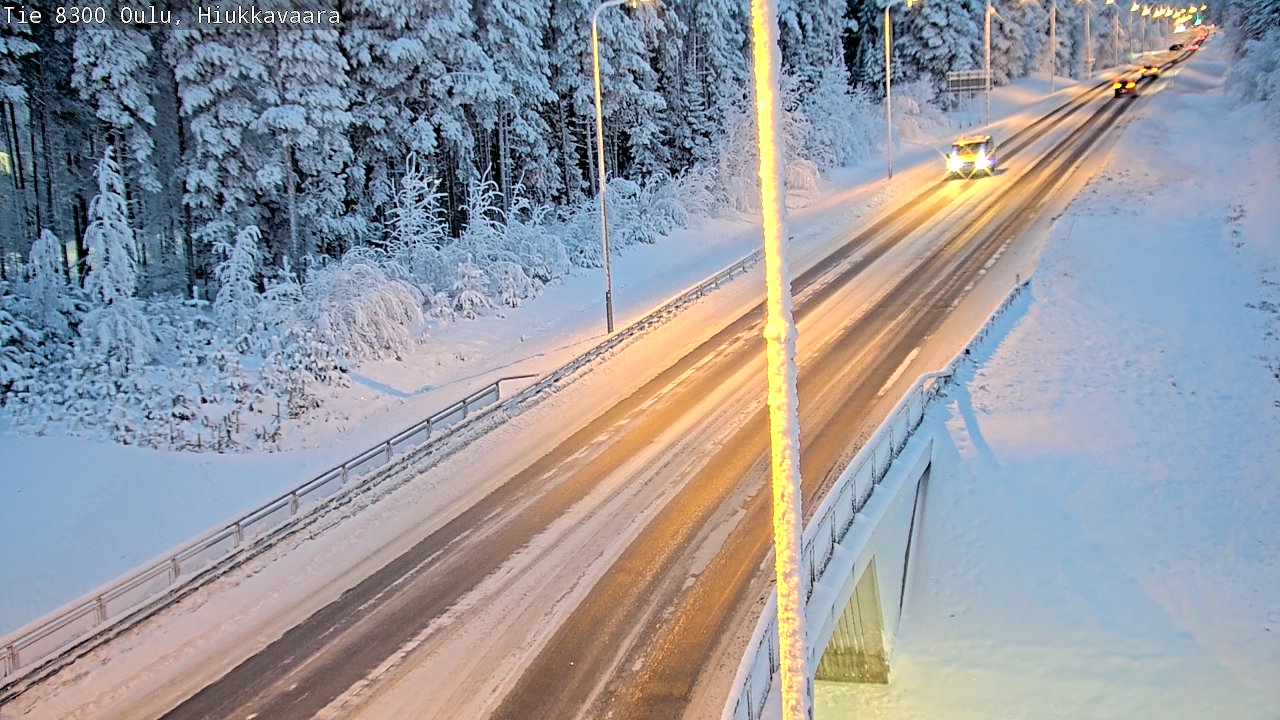 Kelikamerat Kuva tie 8300 Oulu Hiukkavaara, Oulu, Pohjois-Pohjanmaa