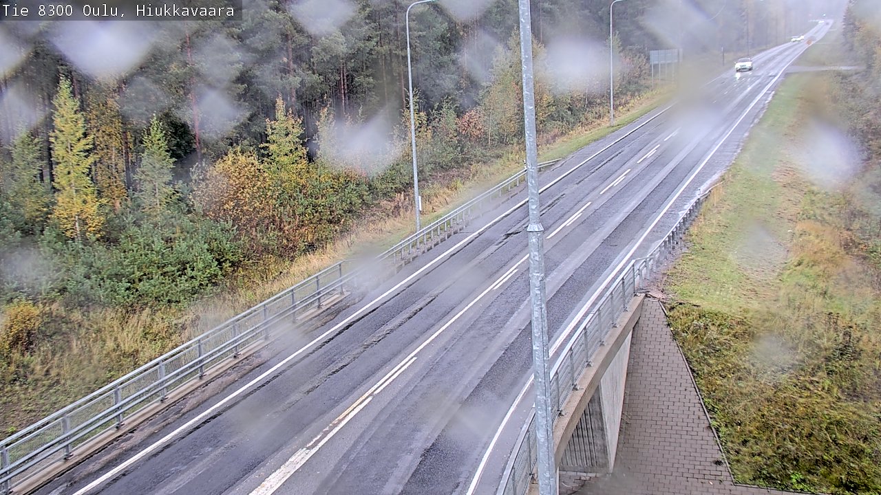 Weather Camera Image road 8300 Oulu Hiukkavaara, Oulu, Pohjois-Pohjanmaa